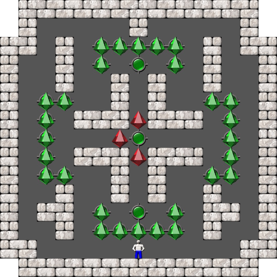 Sokoban Mass Remodel level 474